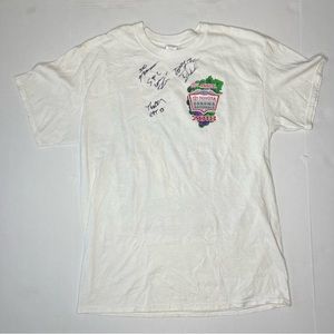 sonoma nationals 2018 NHRA crew neck shirt size large autographed